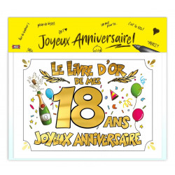 LIVRE D'OR 18ANS FESTIF