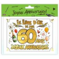 LIVRE D'OR 60ANS FESTIF