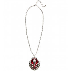 COLLIER PIERRE ROUGE AVEC...