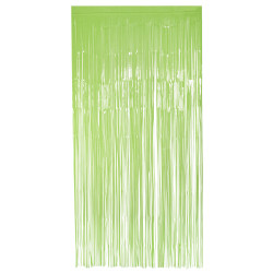 RIDEAU LAME H.2mx1m FLUO VERT