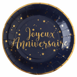 10 ASSIETTES D22.5cm JOYEUX...