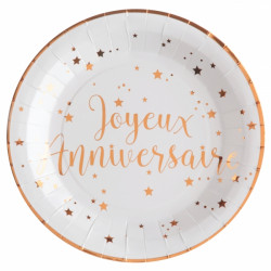 10 ASSIETTES D22.5cm JOYEUX...