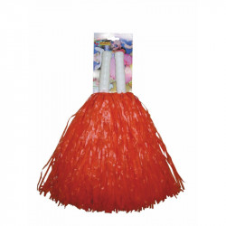 2 POMPOMS ECO ORANGE