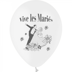 10 BALLONS MARIES D28cm...