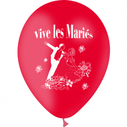 10 BALLONS MARIES D28cm...