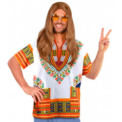 CHEMISE DASHIKI HOM.S/M ORANGE