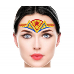 TATOUAGE VISAGE SUPER-HEROINE