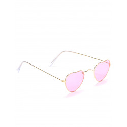 LUNETTES METAL COEUR ROSE