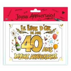 LIVRE D'OR 40ANS FESTIF