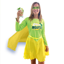 COSTUME MISS MOJITO FEM.M/L