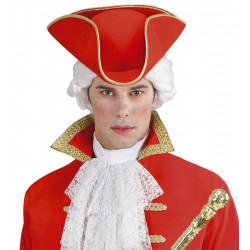 TRICORNE ADULTE ROUGE