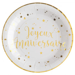 10 ASSIETTES D22.5cm JOYEUX...