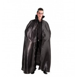 CAPE 163cm SATIN NOIRE COL...