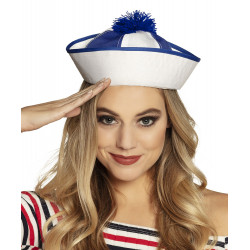 BERET MARIN BLANC ET BLEU ECO