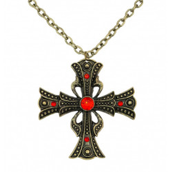 COLLIER DE VAMPIRE CROIX...