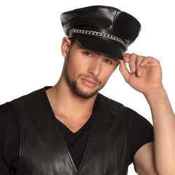 CASQUETTE ROCKER NOIRE