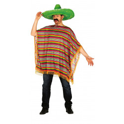 PONCHO MEXICAIN ADULTE