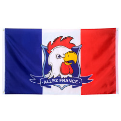 DRAPEAU 90 X 150cm COQ...